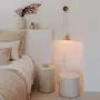 Wall lamps - Gigaro S - Raw ceramic portable lamp Ø16 cm – Terracotta - MASAME