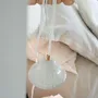 Wall lamps - Gigaro S - Glazed ceramic portable lamp Ø16 – Sable - MASAME