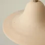 Hanging lights - Gigaro M - Raw ceramic pendant light Ø23 cm – Terracotta - MASAME