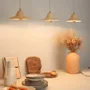 Hanging lights - Gigaro M - Raw ceramic pendant light Ø23 cm – Terracotta - MASAME