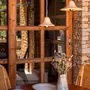 Hanging lights - Gigaro M - Raw ceramic pendant light Ø23 cm – Terracotta - MASAME