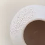 Vases - NAPOLI - Vase Faïence Blanc – S - Ø13.5 H15 cm - MASAME