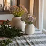 Vases - NAPOLI - Vase Faïence Blanc – M - Ø19 H22 cm - MASAME