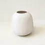 Vases - NAPOLI - Vase Faïence Blanc – M - Ø19 H22 cm - MASAME