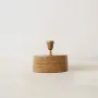 Table lamps - SORMIOU S - Ceramic table lamp Ambre H38 cm – raffia shade - MASAME