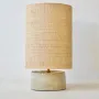 Table lamps - SORMIOU S - Ceramic table lamp Lin H38 cm – raffia shade - MASAME