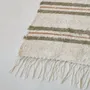 Tapis - TETOUAN - Tapis rayé 100% coton Chanvre et melon – 180×250 - MASAME