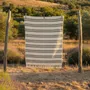 Tapis - TETOUAN - Tapis rayé 100% coton Chanvre et melon – 200×300 - MASAME