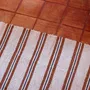 Rugs - TETOUAN - Striped 100% cotton rug Sienne and Noir – 200×300 - MASAME