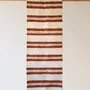 Rugs - TETOUAN - Striped 100% cotton rug Sienne and Noir – 70×200 - MASAME