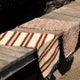 Rugs - TETOUAN - Striped 100% cotton rug Sienne and Noir – 70×200 - MASAME