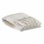 Throw blankets - Recycled Striped Throw Isabel Naturel 130 X 160 - MAISON VIVARAISE - SDE VIVARAISE WINKLER