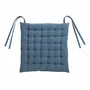 Chaises - Galette de chaise 36 points Zea recyclée Alizée 38 x 38 x 3 cm - MAISON VIVARAISE - SDE VIVARAISE WINKLER