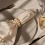 Kitchen utensils - The Rattan Shell Napkin Ring - Natural White - BAZAR BIZAR LIVING