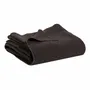 Linge de lit - Jeté de lit Maïa carbone 240 x 260 - MAISON VIVARAISE - SDE VIVARAISE WINKLER