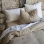 Linge de lit - Housse de couette Zeff Craie 240 x 220 - MAISON VIVARAISE - SDE VIVARAISE WINKLER