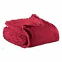 Linge de lit - Jeté uni Fara Rubis 240 x 260 - MAISON VIVARAISE - SDE VIVARAISE WINKLER