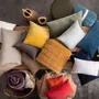 Throw blankets - Elise Knotted Dots Throw Blanket Riviera 140 X 200 - MAISON VIVARAISE - SDE VIVARAISE WINKLER