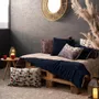 Plaids - Plaid points noués Elise Cobalt 140 x 200 - MAISON VIVARAISE - SDE VIVARAISE WINKLER