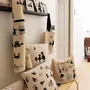Tabliers de cuisine - Tablier de cuisine imprimé Dubout 3 chats Beige 72 x 85 - MAISON VIVARAISE - SDE VIVARAISE WINKLER