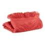 Serviettes de bain - Serviette invité uni Zoé Brique 30 x 50 - MAISON VIVARAISE - SDE VIVARAISE WINKLER