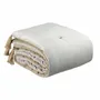 Plaids - Edredon pompons Elise Perle 80 x 180 - MAISON VIVARAISE - SDE VIVARAISE WINKLER
