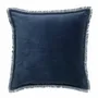 Cushions - Plain Cushion Fara Marine 45 X 45 - MAISON VIVARAISE - SDE VIVARAISE WINKLER