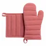 Maniques - Lot Gant de cuisine/Manique recyclé Jona Bois de rose 15 x 30 - MAISON VIVARAISE - SDE VIVARAISE WINKLER