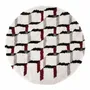 Tapis - Tapis Erika Neige diamètre 160 cm - MAISON VIVARAISE - SDE VIVARAISE WINKLER