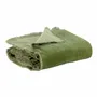 Bed linens - Plain Fara Bedspread Olive 85 X 200 - MAISON VIVARAISE - SDE VIVARAISE WINKLER