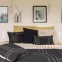 Bed linens - Jaden bed runner Caviar 90 X 240 - MAISON VIVARAISE - SDE VIVARAISE WINKLER