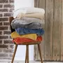 Throw blankets - Recycled Throw Theo Bronze 130 X 160 - MAISON VIVARAISE - SDE VIVARAISE WINKLER