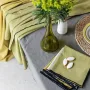 Table cloths - Recycled Tablecloth Grace Ficelle 140 X 140 - MAISON VIVARAISE - SDE VIVARAISE WINKLER