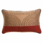 Cushions - Embroidered Cushion Etna Sienne 30 X 50 - MAISON VIVARAISE - SDE VIVARAISE WINKLER