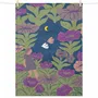 Dish towels - "Nocturne"embroidered tea towel - TISSAGE MOUTET
