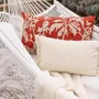 Cushions - Embroidered Cushion Raki Rooibos 40 X 65 - MAISON VIVARAISE - SDE VIVARAISE WINKLER