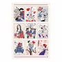 Dish towels - French Symbols Tea Towel Écru 48 X 72 - MAISON VIVARAISE - SDE VIVARAISE WINKLER