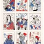 Dish towels - French Symbols Tea Towel Écru 48 X 72 - MAISON VIVARAISE - SDE VIVARAISE WINKLER