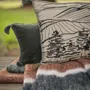 Coussins textile - Coussin brodé Dusko Thym 40 x 65 - MAISON VIVARAISE - SDE VIVARAISE WINKLER