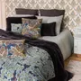 Plaids - Plaid imprimé Ariane Pétrole 135 x 200 - MAISON VIVARAISE - SDE VIVARAISE WINKLER