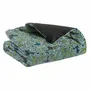 Plaids - Edredon imprimé Ariane Pétrole 85 x 200 - MAISON VIVARAISE - SDE VIVARAISE WINKLER