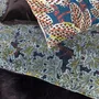 Plaids - Edredon imprimé Ariane Pétrole 85 x 200 - MAISON VIVARAISE - SDE VIVARAISE WINKLER