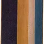 Plaids - Edredon Elise patchs Cobalt 80 x 180 - MAISON VIVARAISE - SDE VIVARAISE WINKLER