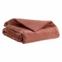 Throw blankets - Fara Corduroy Comforter Bois de rose 85 X 200 - MAISON VIVARAISE - SDE VIVARAISE WINKLER