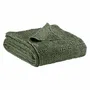 Linge de lit - Jeté Tana Olive 180 x 260 - MAISON VIVARAISE - SDE VIVARAISE WINKLER