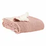 Throw blankets - Emilio Throw Blanket Terracotta 130 X 200 - MAISON VIVARAISE - SDE VIVARAISE WINKLER