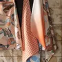 Dish towels - Dori Recycled Tea Towel Bleu 50 X 70 - MAISON VIVARAISE - SDE VIVARAISE WINKLER