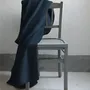 Linge de lit - Jeté recyclé Maia Navy 180 x 260 - MAISON VIVARAISE - SDE VIVARAISE WINKLER