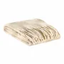 Throw blankets - Recycled Checkered Throw Isabel Nuage 130 X 160 - MAISON VIVARAISE - SDE VIVARAISE WINKLER