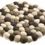 Dessous de plat - Dessous de plat Brian recyclé Naturel brun Diamètre 20 - MAISON VIVARAISE - SDE VIVARAISE WINKLER